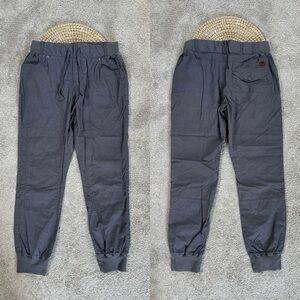 Caterpillar Men’s Pull On Jogger Pants Double Knee Workwear in Gray Size 34
